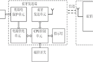 充电式低功耗蓝牙脚踏开关控制电路