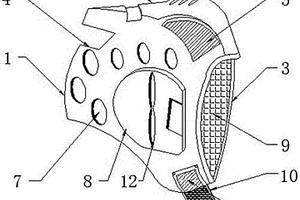 改良的跆拳道电子护头