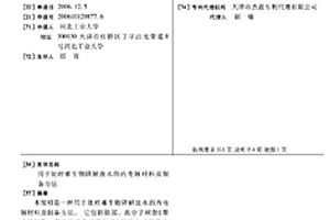 用于处理难生物降解废水的内电解材料及制备方法