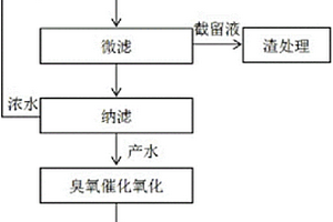 酮连氮法制水合肼的高含盐废水膜法集成处理工艺