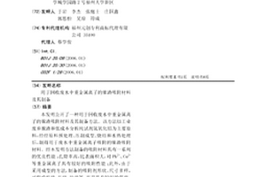 用于回收废水中重金属离子的镍渣吸附材料及其制备