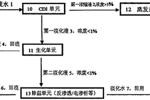 适合高盐废水的零排放系统及排放方法