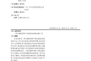 在碱性条件下处理废水的微电解工艺