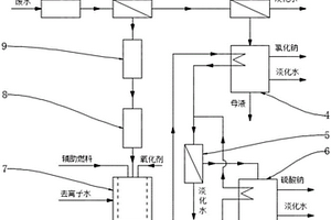 基于超临界水氧化处理高盐有机废水的工艺与系统