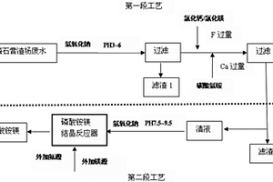 从磷石膏渣场废水中回收高纯度氟和磷的方法