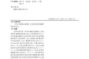 电生物膜过滤耦合工艺处理难生物降解废水的方法