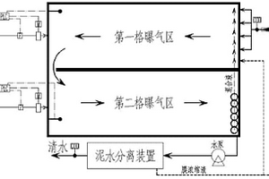 高浓度废水COD和N同池同步降解装置