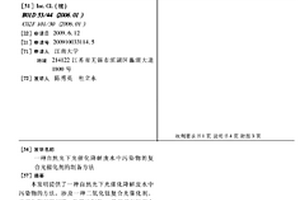 自然光下光催化降解废水中污染物的复合光催化剂的制备方法
