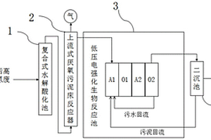 有机氮工业废水高效生物处理系统及其工艺