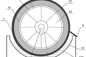 转鼓真空过滤式给水工业废水处理装置及给水工业废水处理方法