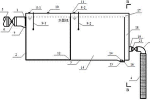 阳离子染料废水处理装置及其处理废水的方法