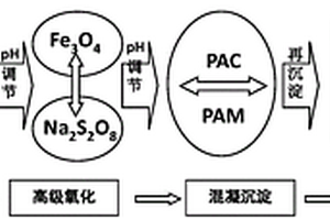 高级氧化耦合去油剂处理含油油墨废水的方法
