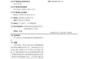 用于纯化来自不锈钢渣处理过程的废水的方法