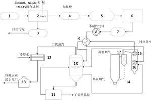 超超临界CFB锅炉脱硫废水零排放处理系统及方法