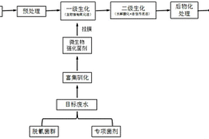 含氰化工废水的生物强化治理方法