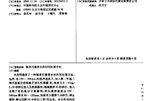 轴承打磨废水的回用处理方法