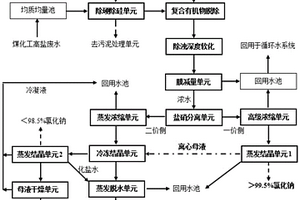 煤化工高盐废水零排放的新型集成处理方法
