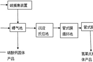 烟气法回收脱硫废水中钙镁的方法