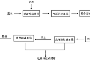 高COD高含盐难生化废水的处理系统