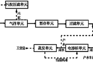 电镀废水生化出水的处理系统及处理方法