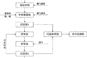 DNT生产废水复合处理系统及其处理方法