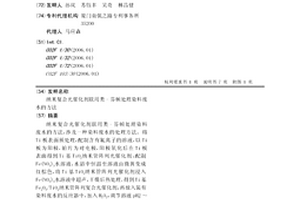 纳米复合光催化剂联用类-芬顿处理染料废水的方法