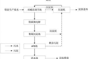 铅盐生产废水的处理工艺