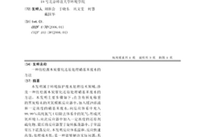 红松源木炭催化还原处理硝基苯废水的方法