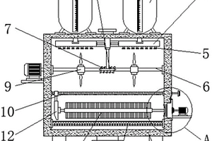 便于均匀加料的铅酸电池生产用废水处理装置