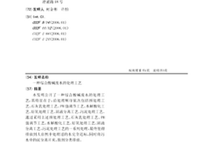 综合酸碱废水的处理工艺
