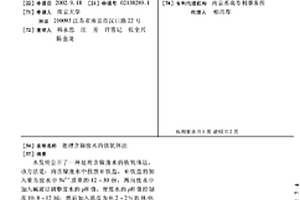 处理含镍废水的铁氧体法