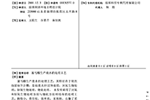 富马酸生产废水的处理工艺