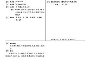 基于膜生物反应装置处理造纸废水的工艺方法