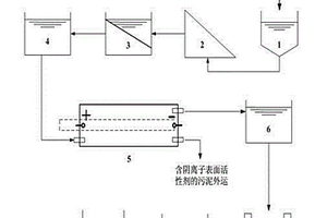去除生活废水中阴离子表面活性剂的处理系统