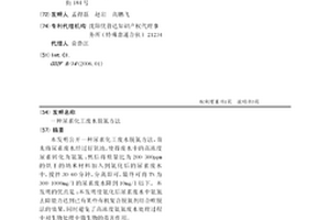 尿素化工废水脱氮方法
