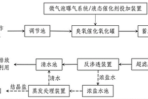 页岩气作业废水深度处理装置系统