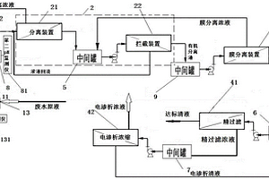 基于膜分离与电渗析的高盐蛋白废水处理系统