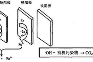 用于难降解有机废水处理的电化学高级氧化体系及方法