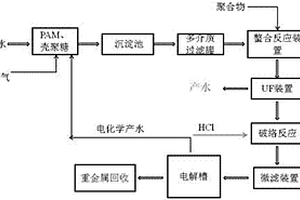 用于处理重金属废水及回收重金属的装置及方法