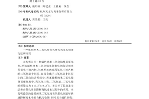 磁性纳米二氧化铈臭氧催化剂及其制备方法和应用