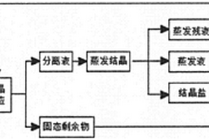 碳化结晶处理高盐高有机废水的方法