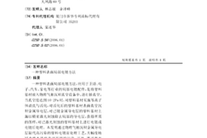 塑料表面局部电镀方法