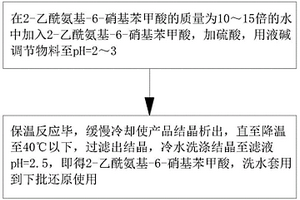 用氯化钠还原生产2-乙酰氨基-6-硝基苯甲酸的方法