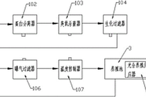 水产养殖水循环系统及水产动物与微藻的共生养殖系统