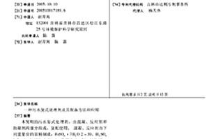 污水复式处理剂及其制备方法和应用