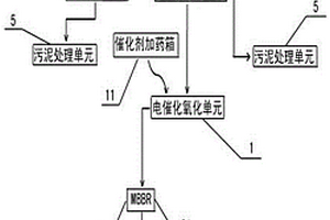 包含电催化氧化单元的焦化废水处理系统与方法