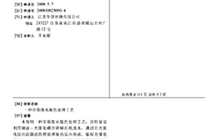 印染废水脱色处理工艺