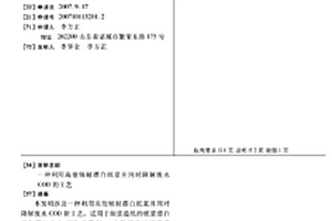 利用高能辐射漂白纸浆并同时降解废水COD的工艺