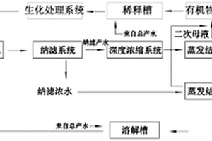 高含盐废水蒸发母液的处理方法及系统
