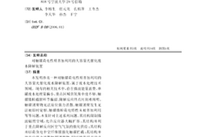 对触媒荷电性质善加利用的大容量光催化废水降解装置